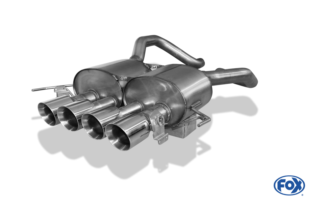 Corvette C7/ Z06 Endschalldämpfer Ausgang mittig - 4x100 Typ 25 mittig Corvette C7/ Z06 Endschalldämpfer Ausgang mittig - 4x100 Typ 25 mittig