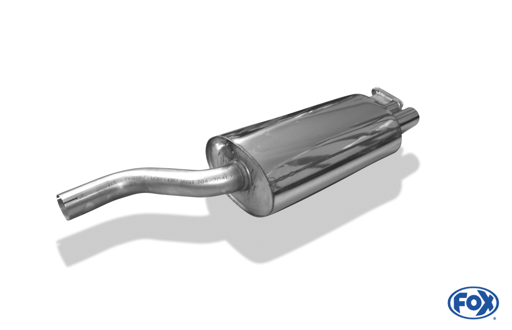 Audi 100 quattro Typ C3 Endschalldämpfer - 2x63 Typ 10 Audi 100 quattro Typ C3/ Audi 200 Typ 44Q Endschalldämpfer - 2x63 Typ 10