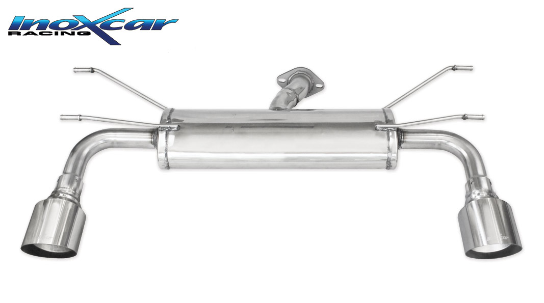 124 SPIDER 1.4 TURBO (140PS) Duplex-Sportauspuff 102mm RACING Edelstahl 124 SPIDER 1.4 TURBO (140PS) Duplex-Sportauspuff 102mm RACING Edelstahl