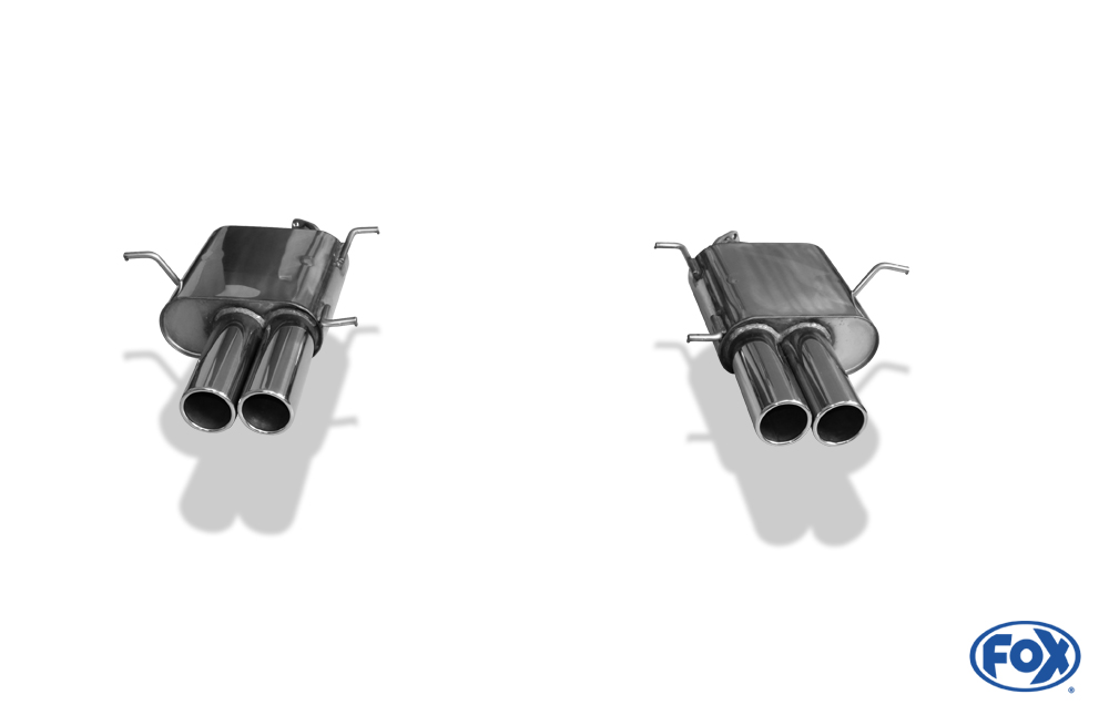 Maserati 3200GT Endschalldämpfer rechts/links - 2x80 Typ 12 rechts/links