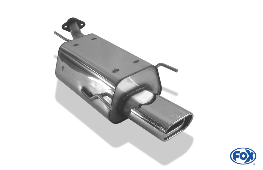 Opel Zafira F75/T98 Endschalldämpfer Ø63,5mm - 135x80 Typ 53