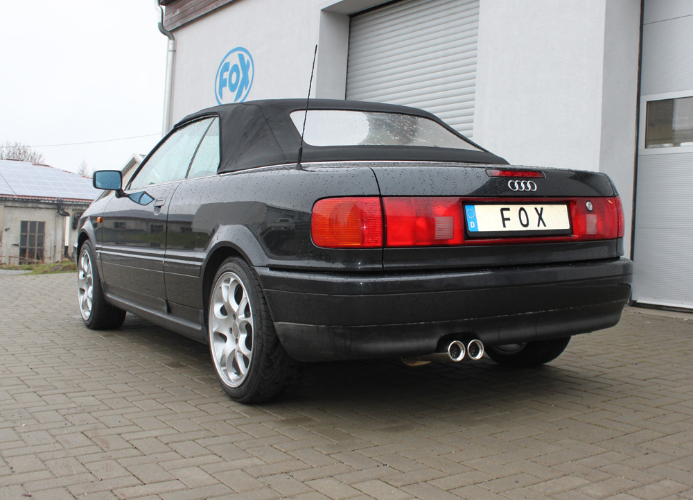 Audi 80/90 - Typ 89, B3 Limousine/ Coupe/ 80 B4 - Cabrio Endschalldämpfer - 2x76 Typ 13 Audi 80/90 - Typ 89, B3 Limousine/ Coupe/ 80 B4 - Cabrio Endschalldämpfer - 2x76 Typ 13