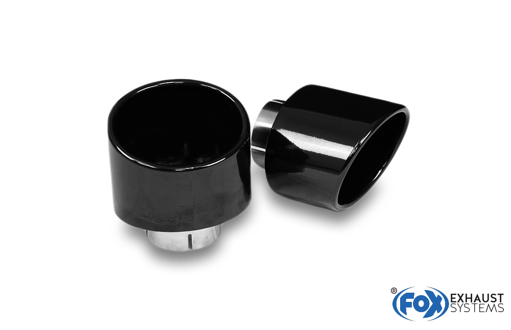 Hyundai i30N Performance + Fastback Endrohre passend auf den originalen Endschalldämpfer - 129x106 Typ 32 rechts/links schwarz emalliert Hyundai i30N Performance + Fastback Endrohre passend auf den originalen Endschalldämpfer - 129x106 Typ 32 rechts/links schwarz emalliert