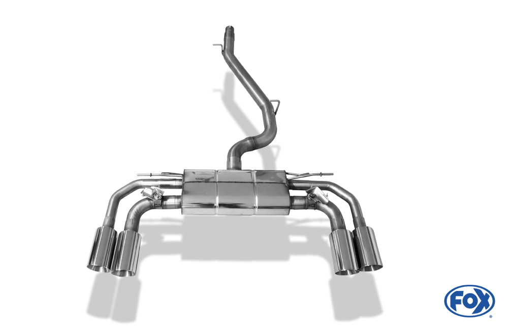 Audi S3 GY - Limousine Halbanlage ab OPF mit Abgasklappen - 2x114 Typ 25 rechts/links