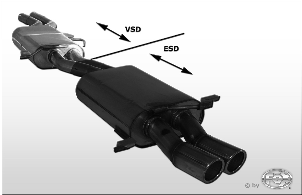 Audi V8 Typ D11 - 100/A6 Typ C4 quattro - 200 Typ 44Q Vorschalldämpfer Audi V8 Typ D11 - 100/A6 Typ C4 quattro - 200 Typ 44Q Vorschalldämpfer