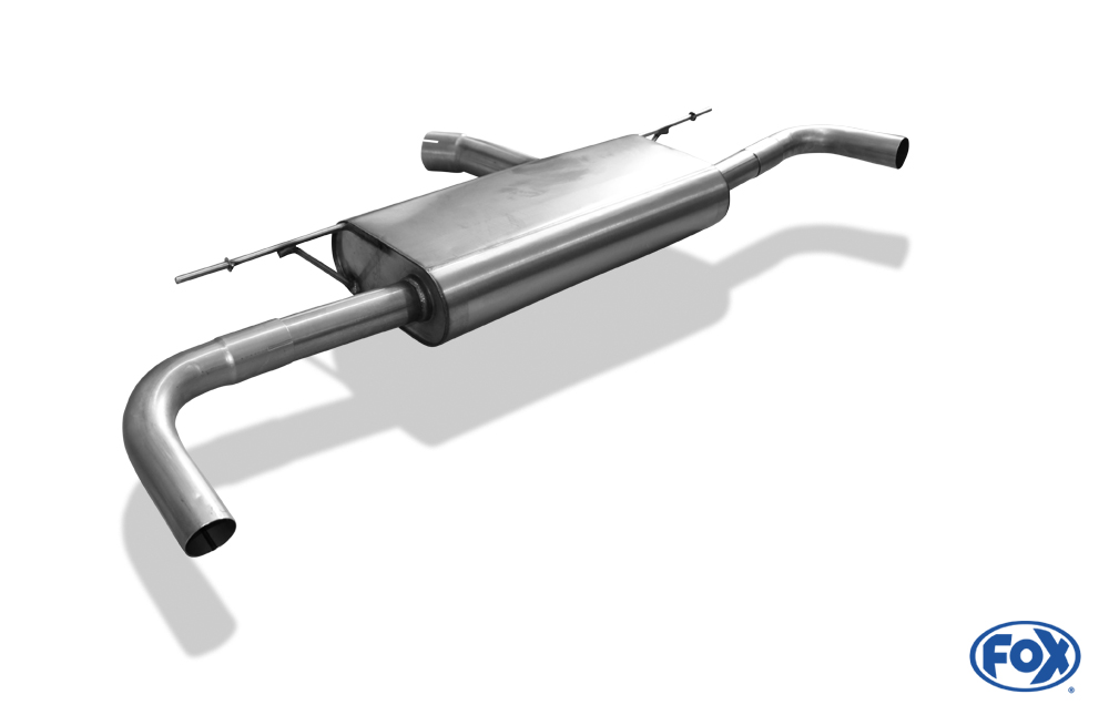 Mondeo V Schrägheck/ Turnier/ Stufenheck Endschalldämpfer quer Ausgang rechts/links - Ausgang der Endrohre in der originalen Stoßstange Mondeo V Schrägheck/ Turnier/ Stufenheck Endschalldämpfer quer Ausgang rechts/links - Ausgang der Endrohre in der originalen Stoßstange