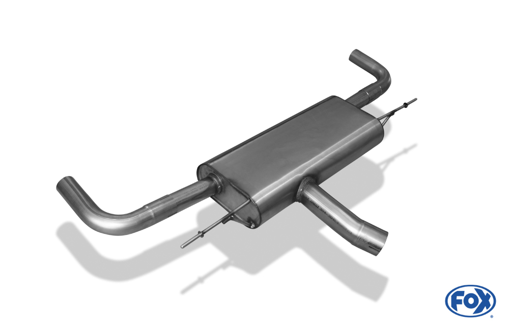 Mondeo V Schrägheck/ Turnier/ Stufenheck Endschalldämpfer quer Ausgang rechts/links - Ausgang der Endrohre in der originalen Stoßstange