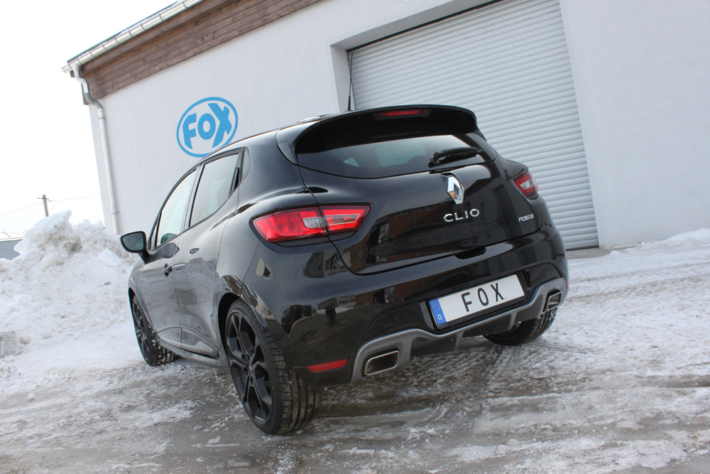 Renault Clio IV RS Endschalldämpfer quer Ausgang rechts/links - 1x50 rechts/links für Serienschürze (Endrohre nicht sichtbar) Renault Clio IV RS Endschalldämpfer quer Ausgang rechts/links - 1x50 rechts/links für Serienschürze (Endrohre nicht sichtbar)
