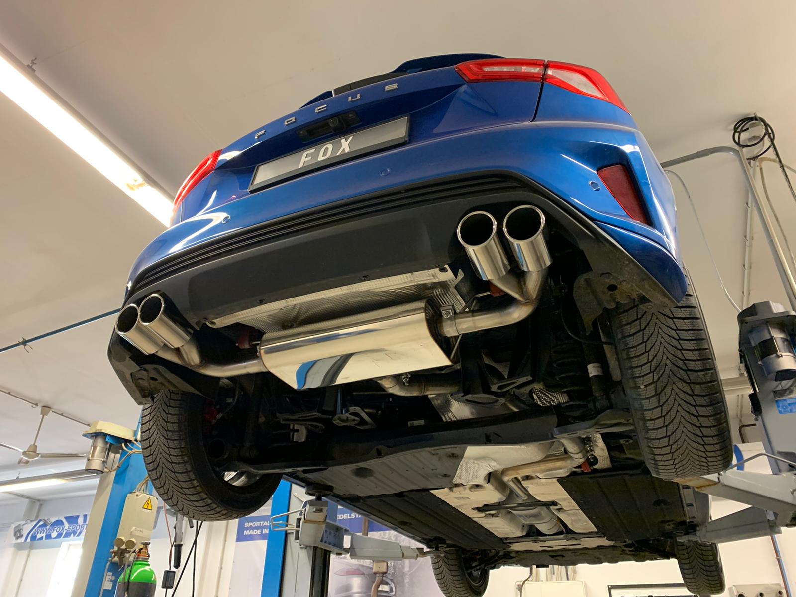 Ford Focus IV ST-Line - starre Hinterachse Endschalldämpfer Ausgang rechts/links - 2x90 Typ 16 rechts/links