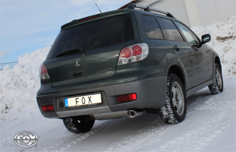 Mitsubishi Outlander 4WD Endschalldämpfer - 115x85 Typ 33