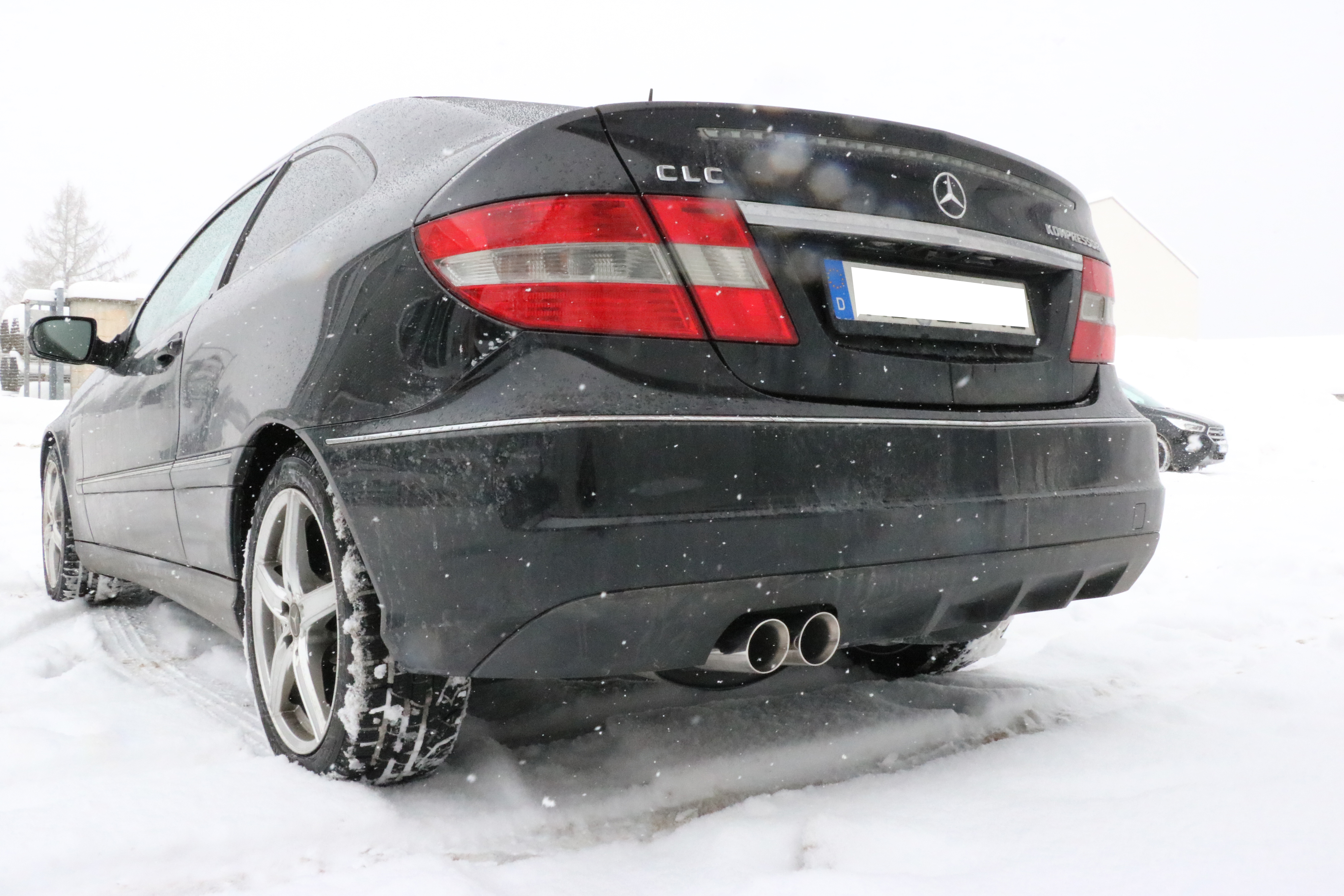 Mercedes C-Klasse Sportcoupe CL203 + CLC Endschalldämpfer - 2x76 Typ 25