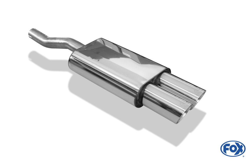 Mini Cooper S - F56 & F57 Endschalldämpfer Ausgang mittig - 2x100 Typ 25 Mini Cooper S - F56 & F57 Endschalldämpfer Ausgang mittig - 2x100 Typ 25