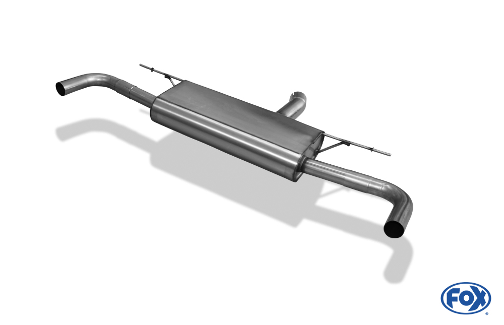 Mondeo V Schrägheck/ Turnier/ Stufenheck Endschalldämpfer quer Ausgang rechts/links - Ausgang der Endrohre in der originalen Stoßstange Mondeo V Schrägheck/ Turnier/ Stufenheck Endschalldämpfer quer Ausgang rechts/links - Ausgang der Endrohre in der originalen Stoßstange