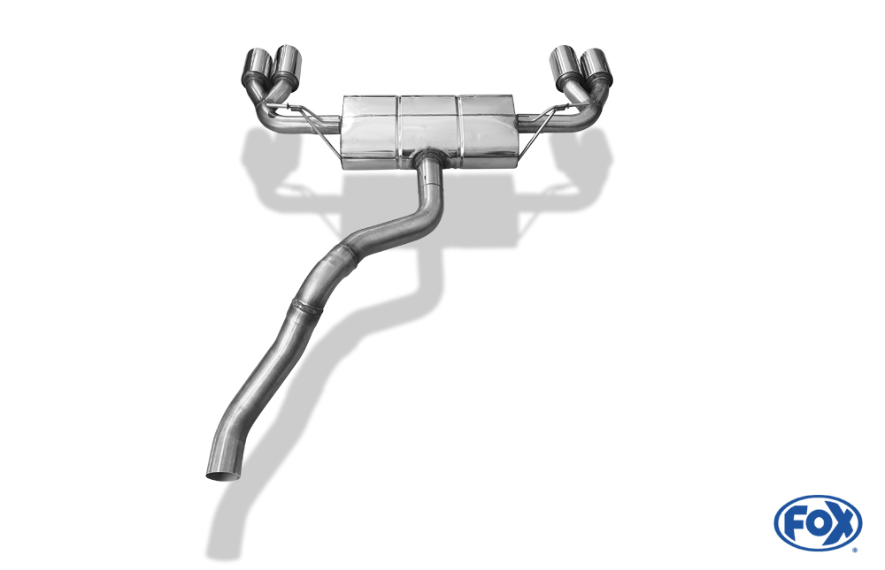Ford Focus IV ST-Line - starre Hinterachse Endschalldämpfer Ausgang rechts/links - 2x90 Typ 25 rechts/links