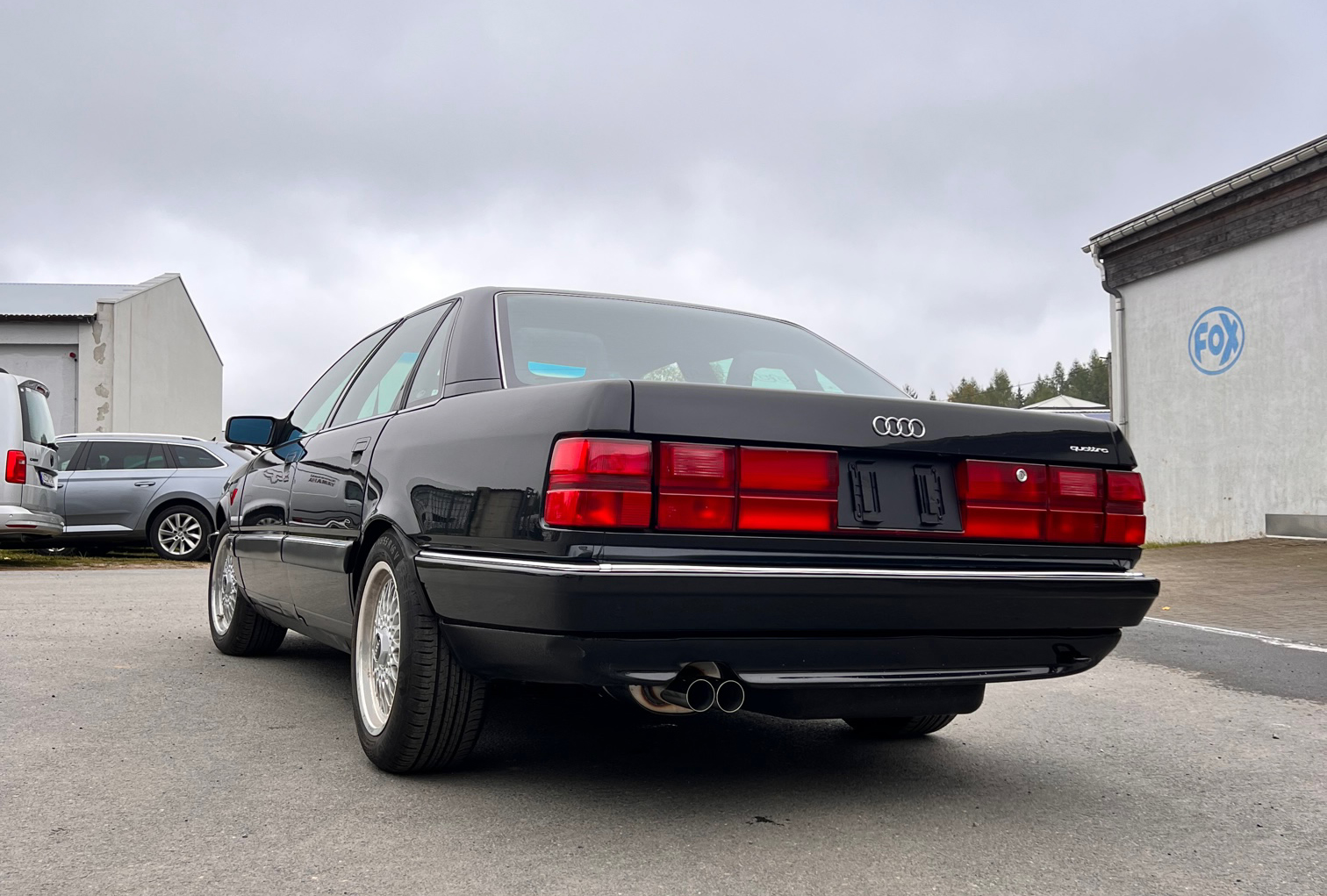 Audi 100 quattro Typ C3/ Audi 200 Typ 44Q Endschalldämpfer - 2x63 Typ 10 Audi 100 quattro Typ C3/ Audi 200 Typ 44Q Endschalldämpfer - 2x63 Typ 10