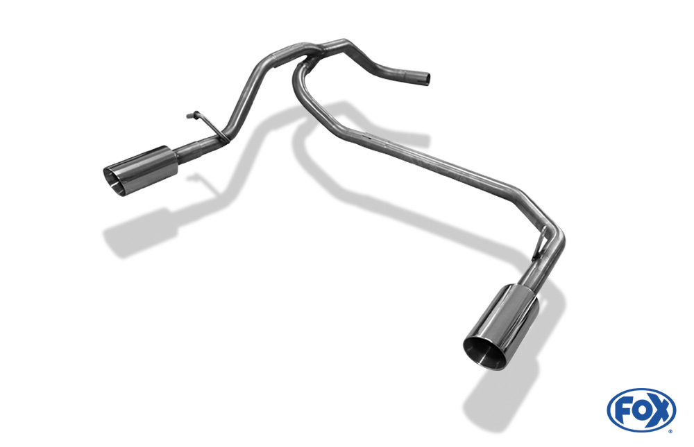 Seat Mii/ Skoda Citigo/ VW UP Endrohrsystem rechts/links passend auf originalen oder FOX-Endschalldämpfer - 1x80 Typ 25 rechts/links Seat Mii/ Skoda Citigo/ VW UP Endrohrsystem rechts/links passend auf originalen oder FOX-Endschalldämpfer - 1x80 Typ 25 rechts/links