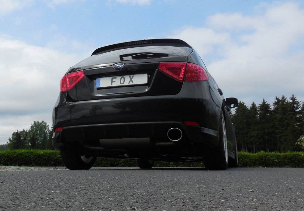 Subaru Impreza GHD Schrägheck Endschalldämpfer quer rechts - 129x106 Typ 32 Subaru Impreza GHD Schrägheck Endschalldämpfer quer rechts - 129x106 Typ 32