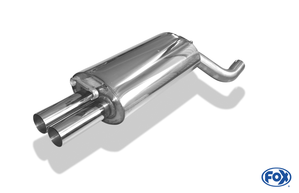 Audi 100 quattro Typ C3 Endschalldämpfer - 2x63 Typ 10 Audi 100 quattro Typ C3/ Audi 200 Typ 44Q Endschalldämpfer - 2x63 Typ 10