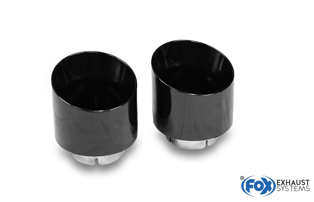 Hyundai i30N Performance + Fastback Endrohre passend auf den originalen Endschalldämpfer - 1x114 Typ 25 rechts/links schwarz Hyundai i30N Performance + Fastback Endrohre passend auf den originalen Endschalldämpfer - 1x114 Typ 25 rechts/links schwarz