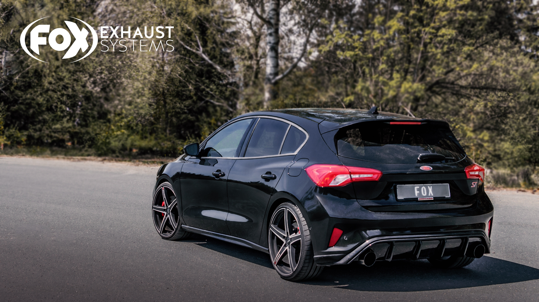 Ford Focus IV ST Endschalldämpfer Ausgang rechts/links ab OPF - 1x100 Typ 25 rechts/links schwarz emalliert