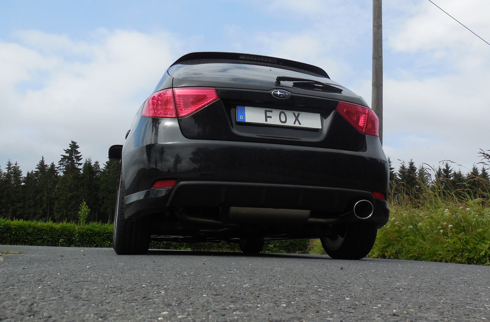 Subaru Impreza GHD Schrägheck Endschalldämpfer quer rechts - 129x106 Typ 32 Subaru Impreza GHD Schrägheck Endschalldämpfer quer rechts - 129x106 Typ 32