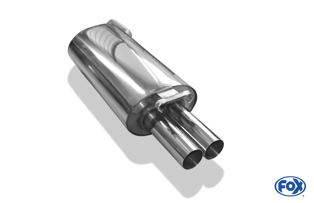 Audi 100 quattro Typ C3 Endschalldämpfer - 2x63 Typ 10 Audi 100 quattro Typ C3/ Audi 200 Typ 44Q Endschalldämpfer - 2x63 Typ 10