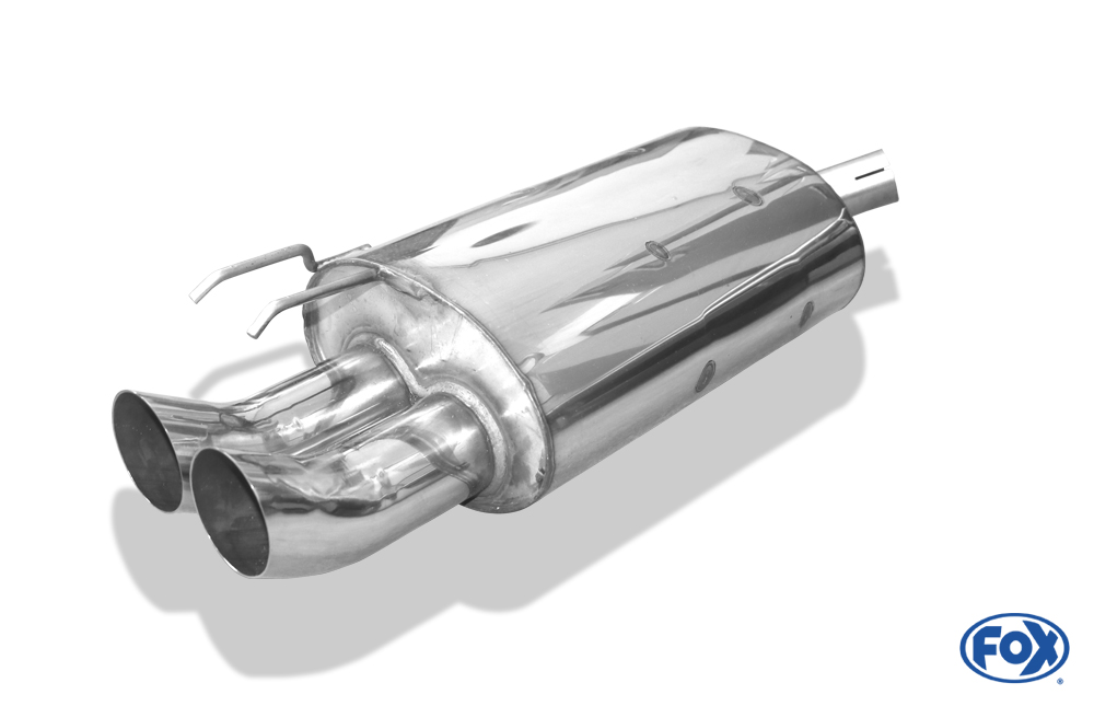 Renault Twingo C06 Endschalldämpfer - 2x70 Typ 18 Renault Twingo C06 Endschalldämpfer - 2x70 Typ 18