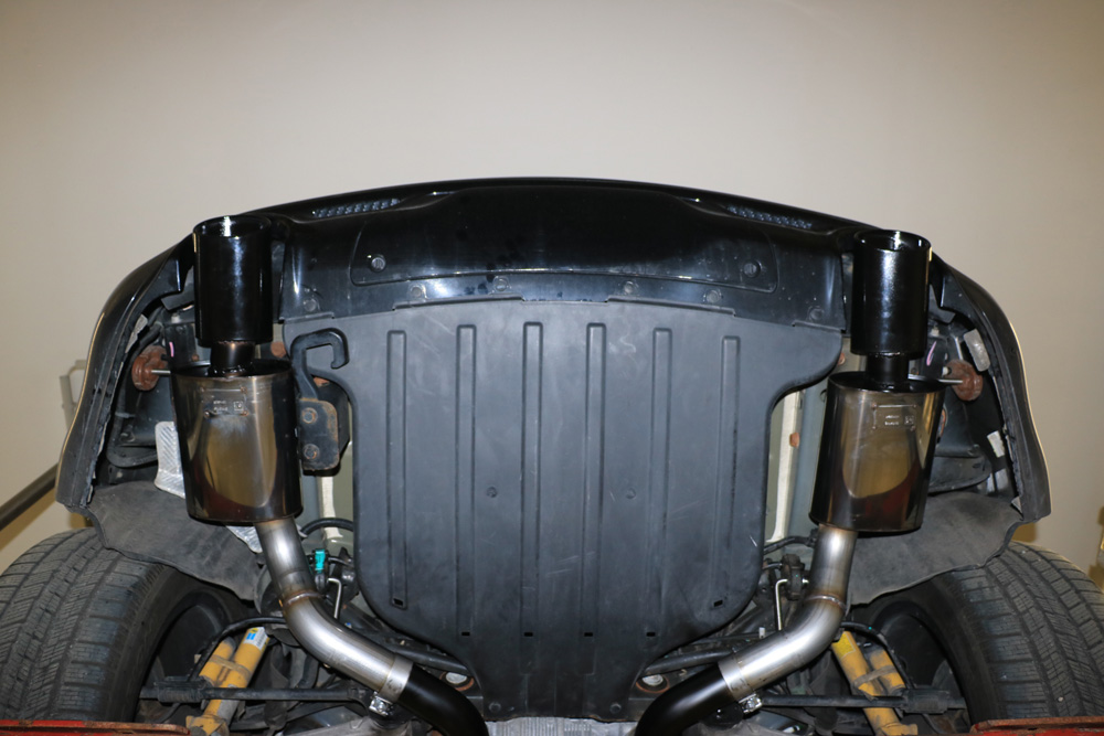 Jeep Grand Cherokee WK II - 6,4l SRT8 bis 2014 Endschalldämpfer rechts/links - 129x106 Typ 32 rechts/links SCHWARZ emalliert