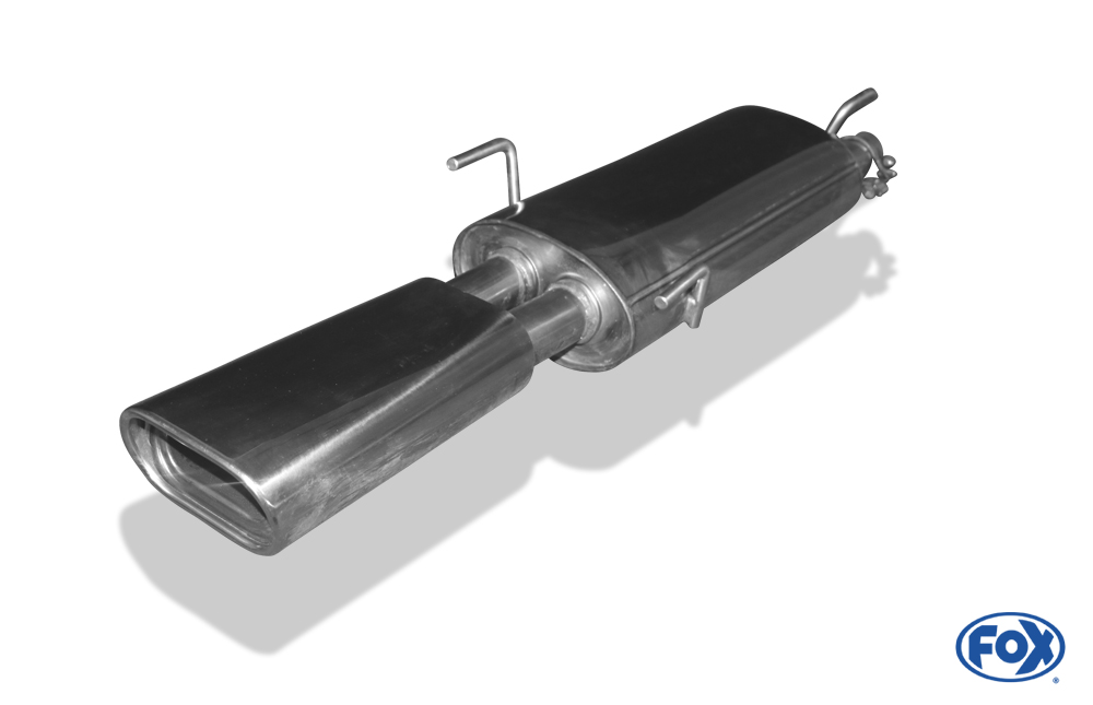 Opel Astra F Stufenheck Endschalldämpfer 3-Punkt-Aufhängung - 135x80 Typ 53 Opel Astra F Stufenheck Endschalldämpfer 3-Punkt-Aufhängung - 135x80 Typ 53