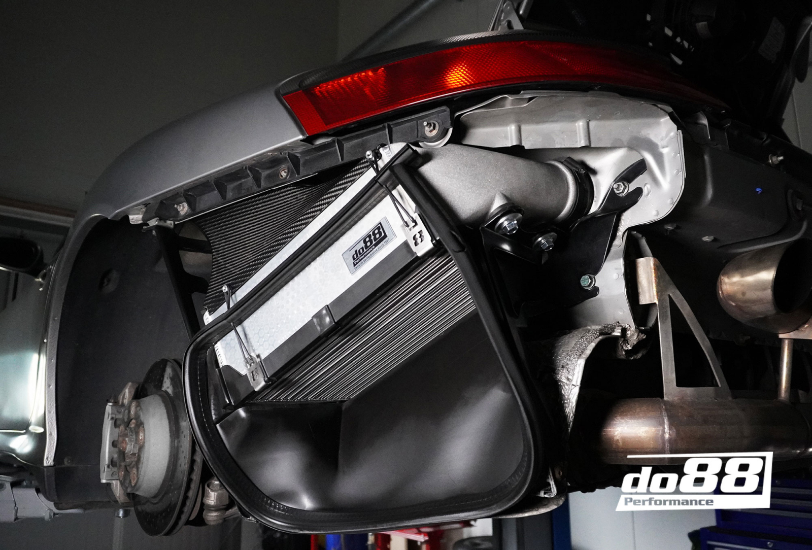 Porsche 911 Turbo (996) Ladeluftkühler-kit MERA für OEM Y-Rohr