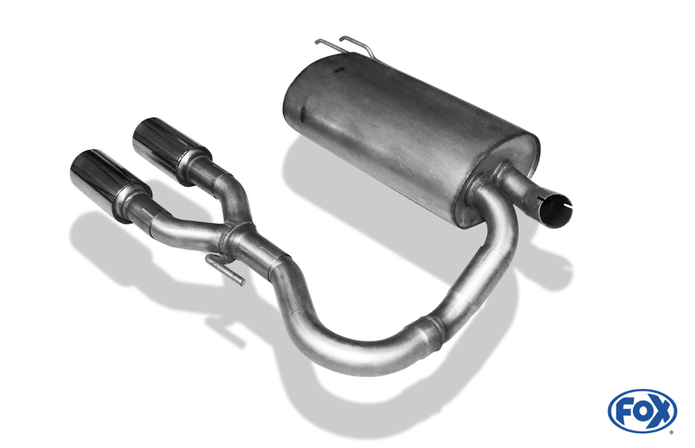 Renault Twingo C06 Endschalldämpfer Ausgang mittig - 2x76 Typ 13 Renault Twingo C06 Endschalldämpfer Ausgang mittig - 2x76 Typ 13