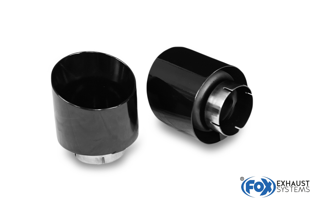 Hyundai i30N Performance + Fastback Endrohre passend auf den originalen Endschalldämpfer - 1x114 Typ 25 rechts/links schwarz