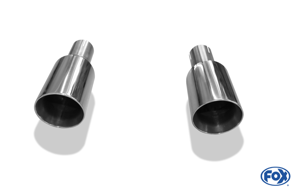 Renault Laguna III Coupe Endrohrpaar passend auf original Endschalldämpfer - 1x90 Typ 25 rechts/links