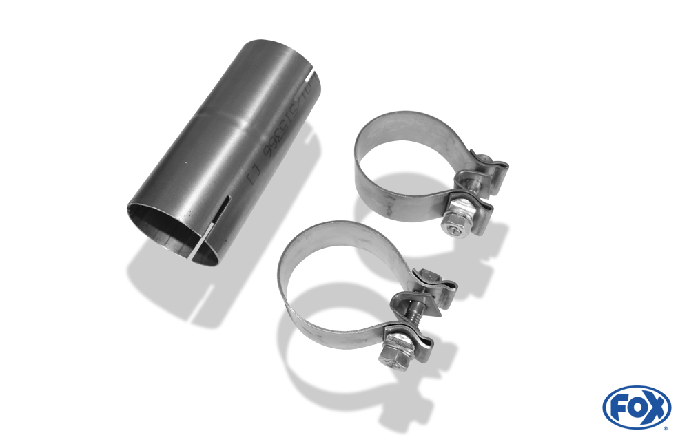 Audi 80/90 Typ 89 quattro Vorschalldämpfer Fiat 500/ 500C Verbindungsrohr auf 40mm