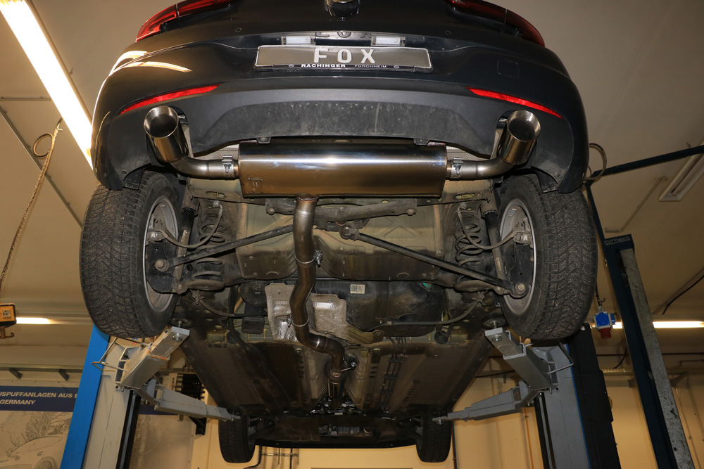 Opel Astra K Schrägheck Endschalldämpfer quer Ausgang rechts/links - 1x100 Typ 25 rechts/links