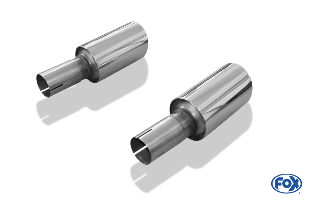 Renault Laguna III Coupe Endrohrpaar passend auf original Endschalldämpfer - 1x90 Typ 25 rechts/links Renault Laguna III Coupe Endrohrpaar passend auf original Endschalldämpfer - 1x90 Typ 25 rechts/links