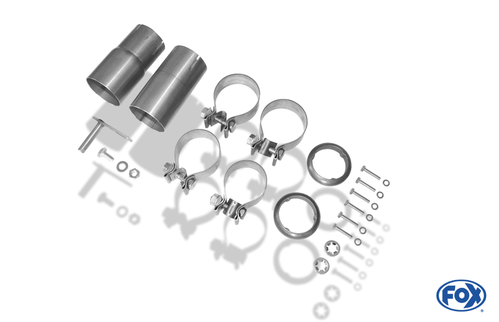 Audi A3 - 8P (3-Türer) Endschalldämpfer Ø70mm Ausgang rechts/links - 2x76 Typ 17 rechts/links VW Scirocco R - 13 Endschalldämpfer Ausgang rechts/links - 115x85 Typ 32 rechts/links