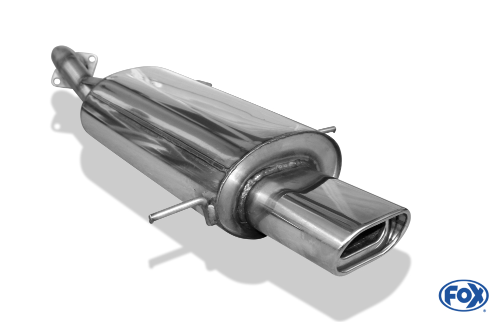 Mazda MX3 Typ EC Endschalldämpfer mit Tulpe und Flansch - 135x80 Typ 53