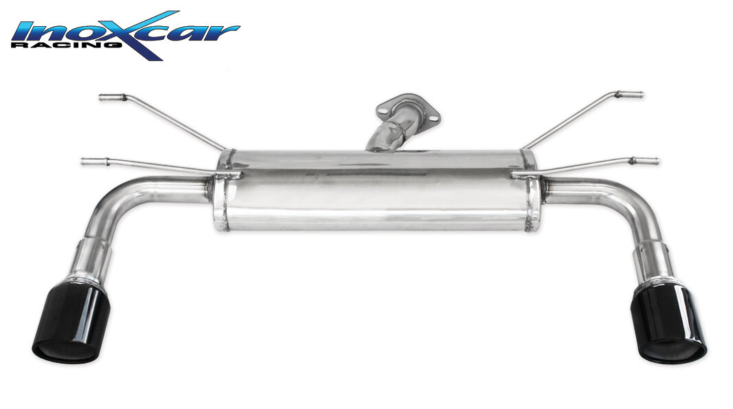 124 SPIDER 1.4 TURBO (140PS) Duplex-Sportauspuff 100mm X-RACE Black Edition Edelstahl 124 SPIDER 1.4 TURBO (140PS) Duplex-Sportauspuff 100mm X-RACE Black Edition Edelstahl