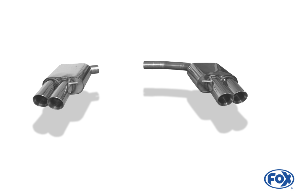 Audi A4/A5 B8 Limousine/Avant/S-Line Frontantrieb & Quattro Endschalldämpfer rechts/links - 2x90 Typ 25 rechts/links