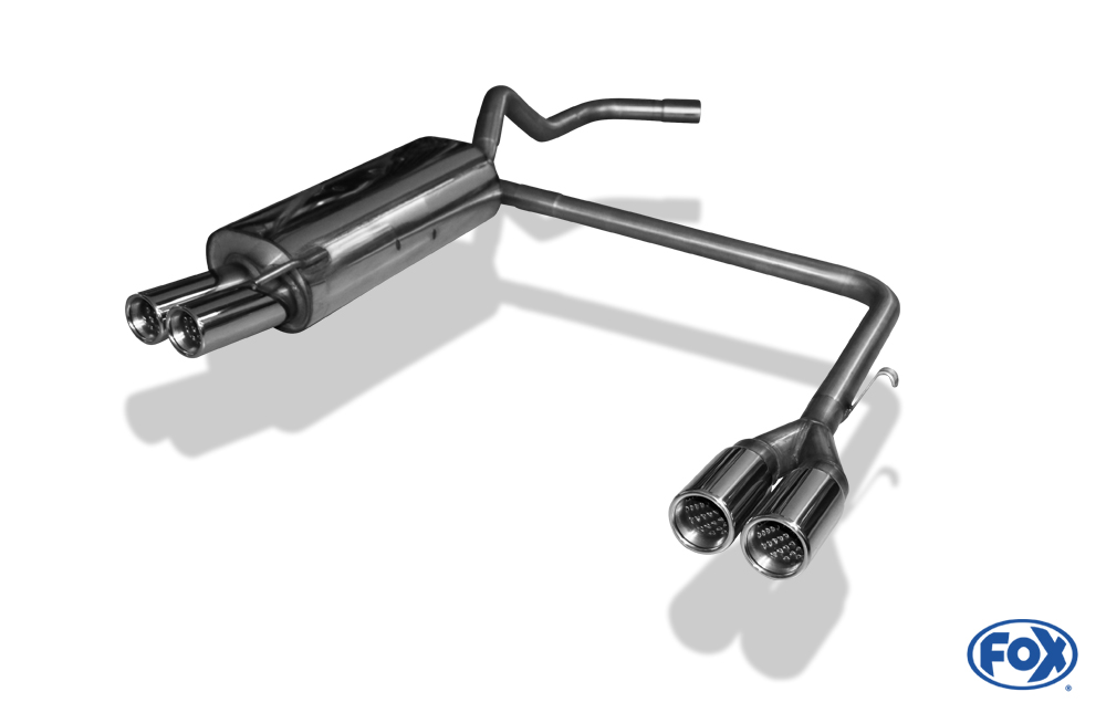 VW Polo 6N Endschalldämpfer Ausgang rechts/links - 2x70 Typ 13 rechts/links