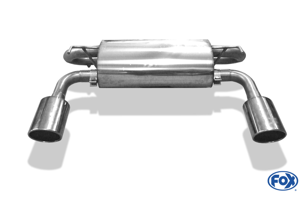 Infiniti FX30d Endschalldämpfer quer Ausgang rechts/links - 129x106 Typ 32 rechts/links