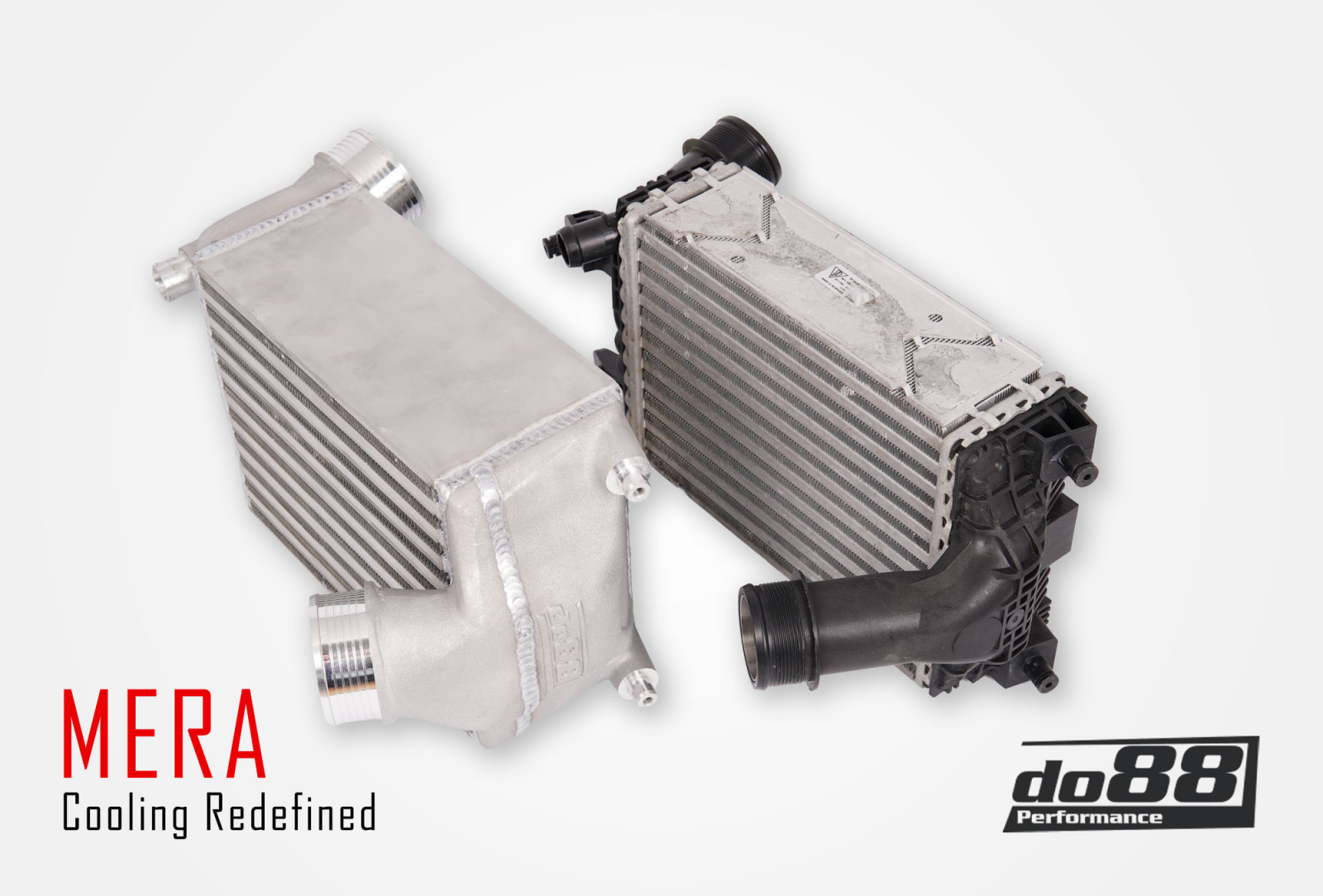 Porsche 911 Carrera (991.2) Ladeluftkühler-kit MERA für do88 Y-Rohr Porsche 911 Carrera (991.2) Ladeluftkühler-kit MERA für OEM Y-Rohr