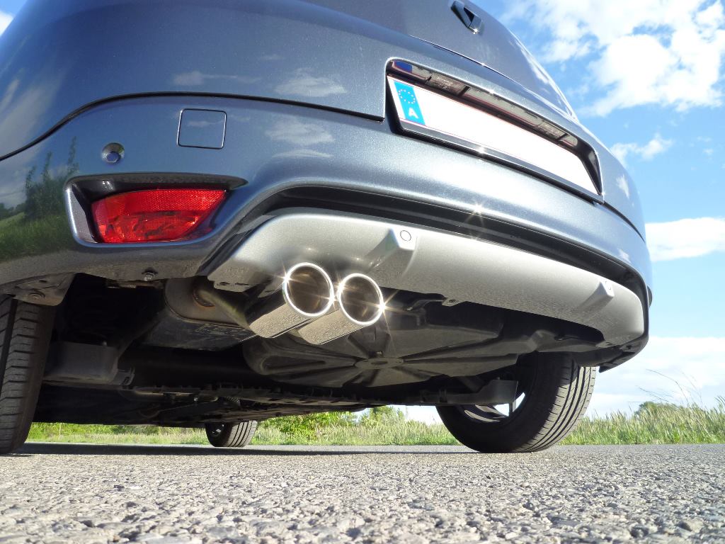 Renault Megane III Schrägheck/ Coupe Endschalldämpfer - 2x80 Typ 12