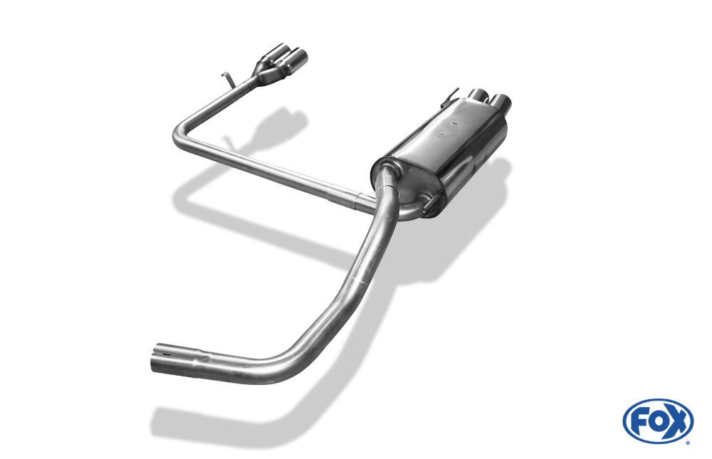 VW Polo 6N Endschalldämpfer Ausgang rechts/links - 2x70 Typ 13 rechts/links