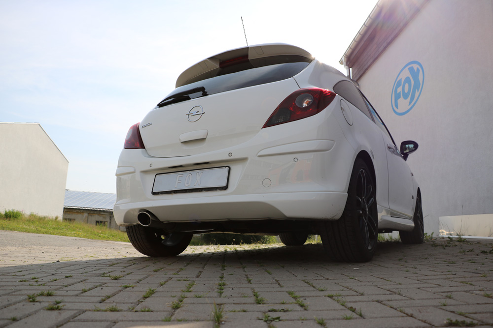 Opel Corsa D - Sportheck und OPC Line Endschalldämpfer - 115x85 Typ 32