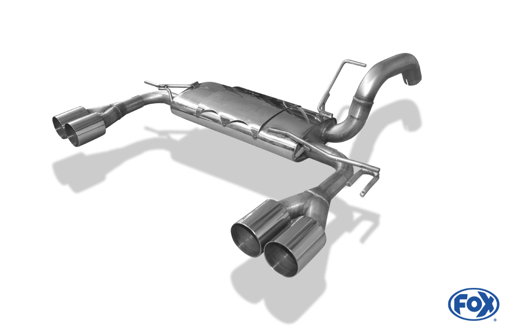Mitsubishi Colt - Z30/ CZ3/ CZT - 3-türer / Smart Fourfour Endschalldämpfer Ausgang rechts/links - 2x80 Typ 10 rechts/links