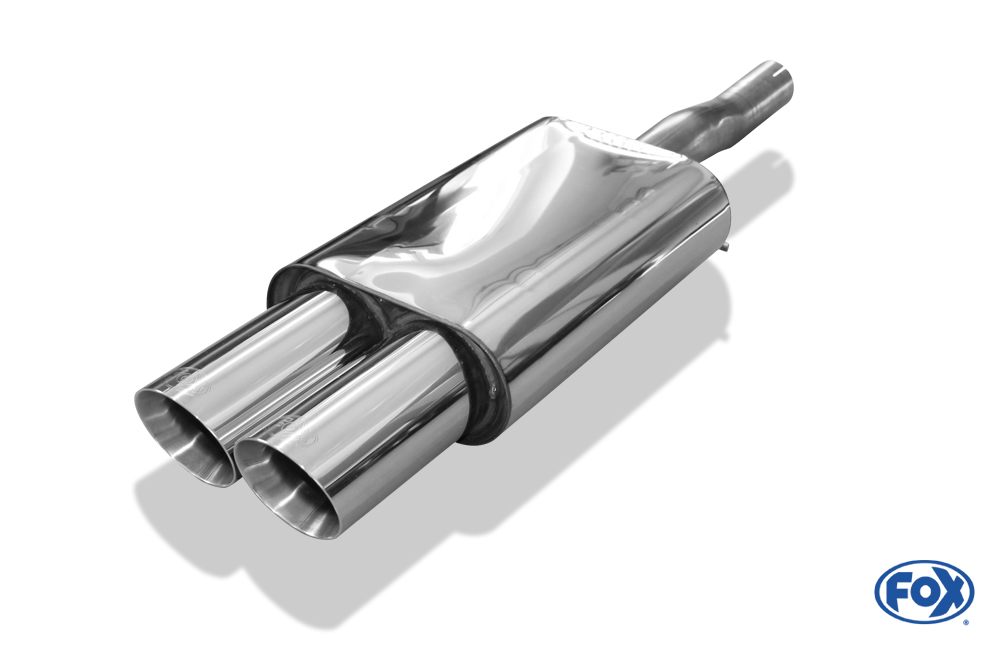 Mini Cooper S - F56 & F57 Endschalldämpfer Ausgang mittig - 2x100 Typ 25 Mini Cooper S - F56 & F57 Endschalldämpfer Ausgang mittig - 2x100 Typ 25