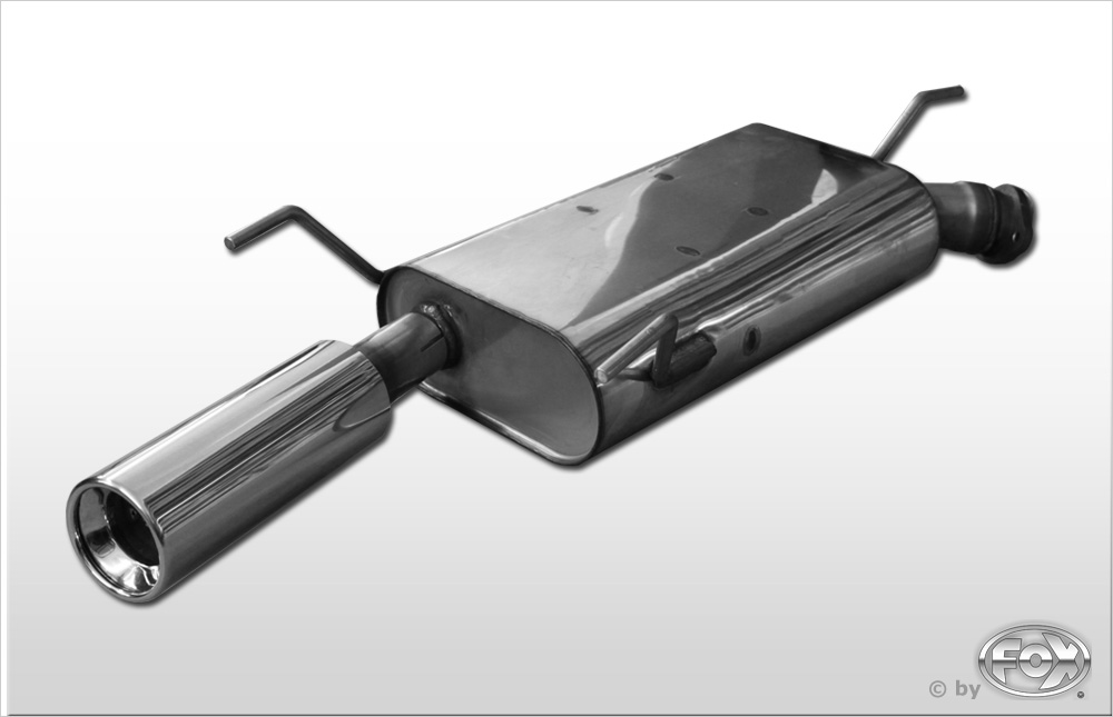 Opel Vectra B - Bj. 94`-9/99` Endschalldämpfer einflutig - 1x90 Typ 13 Opel Vectra B - Bj. 94`-9/99` Endschalldämpfer einflutig - 1x90 Typ 13