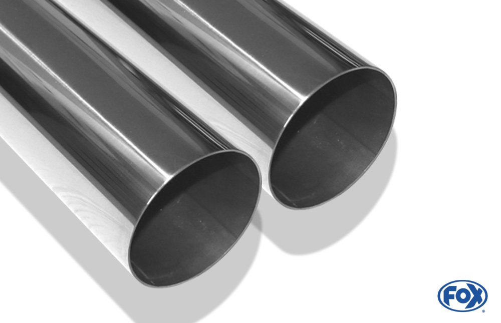 Audi 80/90 - Typ 89, B3 Limousine/ Coupe/ 80 B4 - Cabrio Endschalldämpfer für Modelle mit Sonderstoßstange (siehe Bild) - 2x76 Typ 10